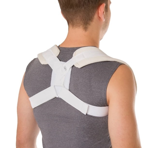 درمان افتادگی شانه با بریس‌